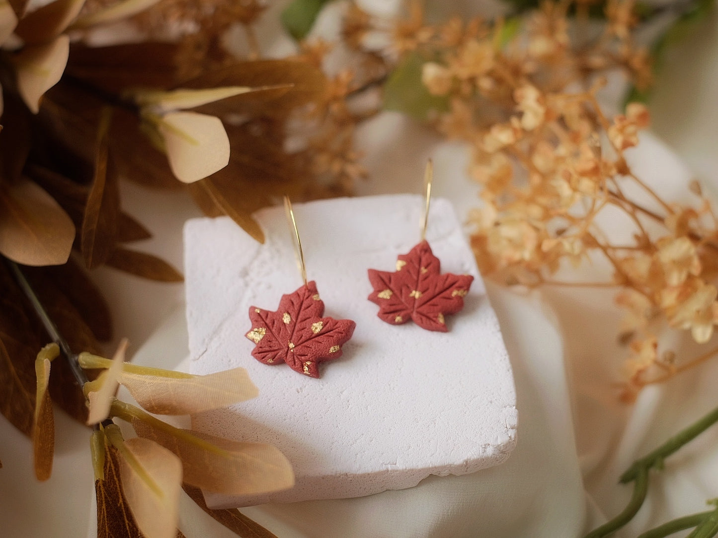 Hues of Autumn - Crimson Red