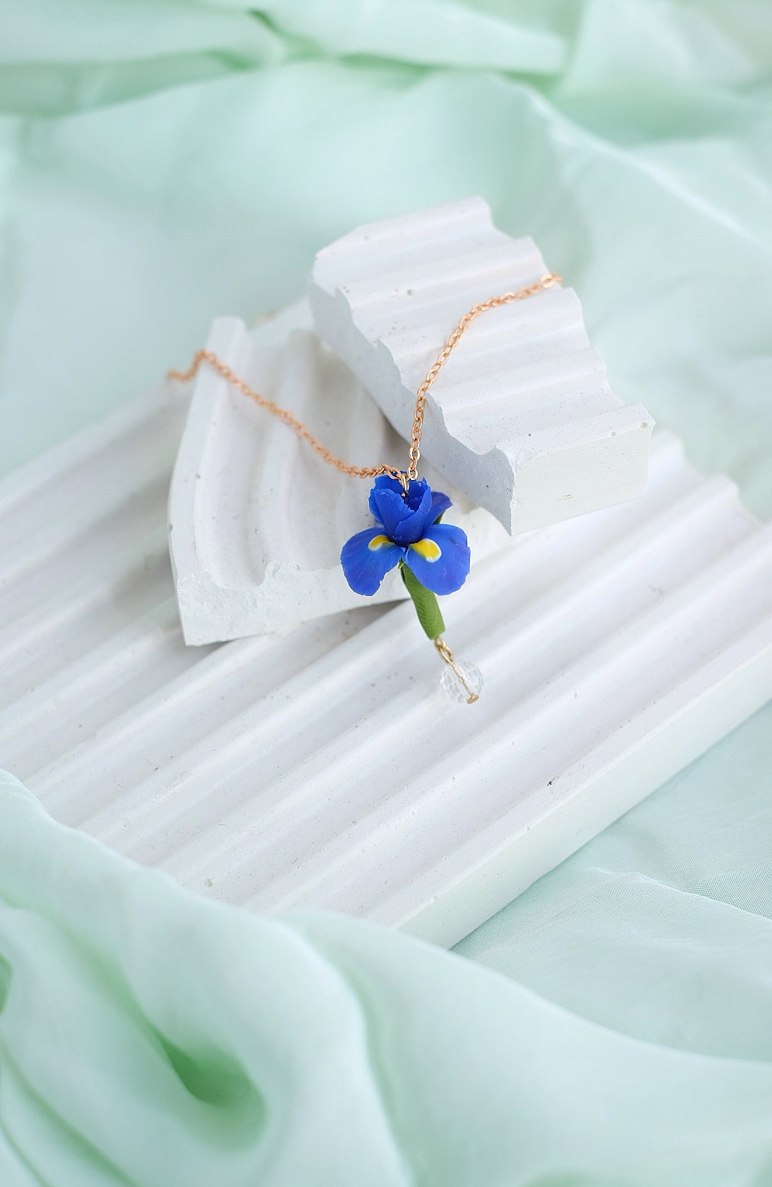 Blue Iris Pendant