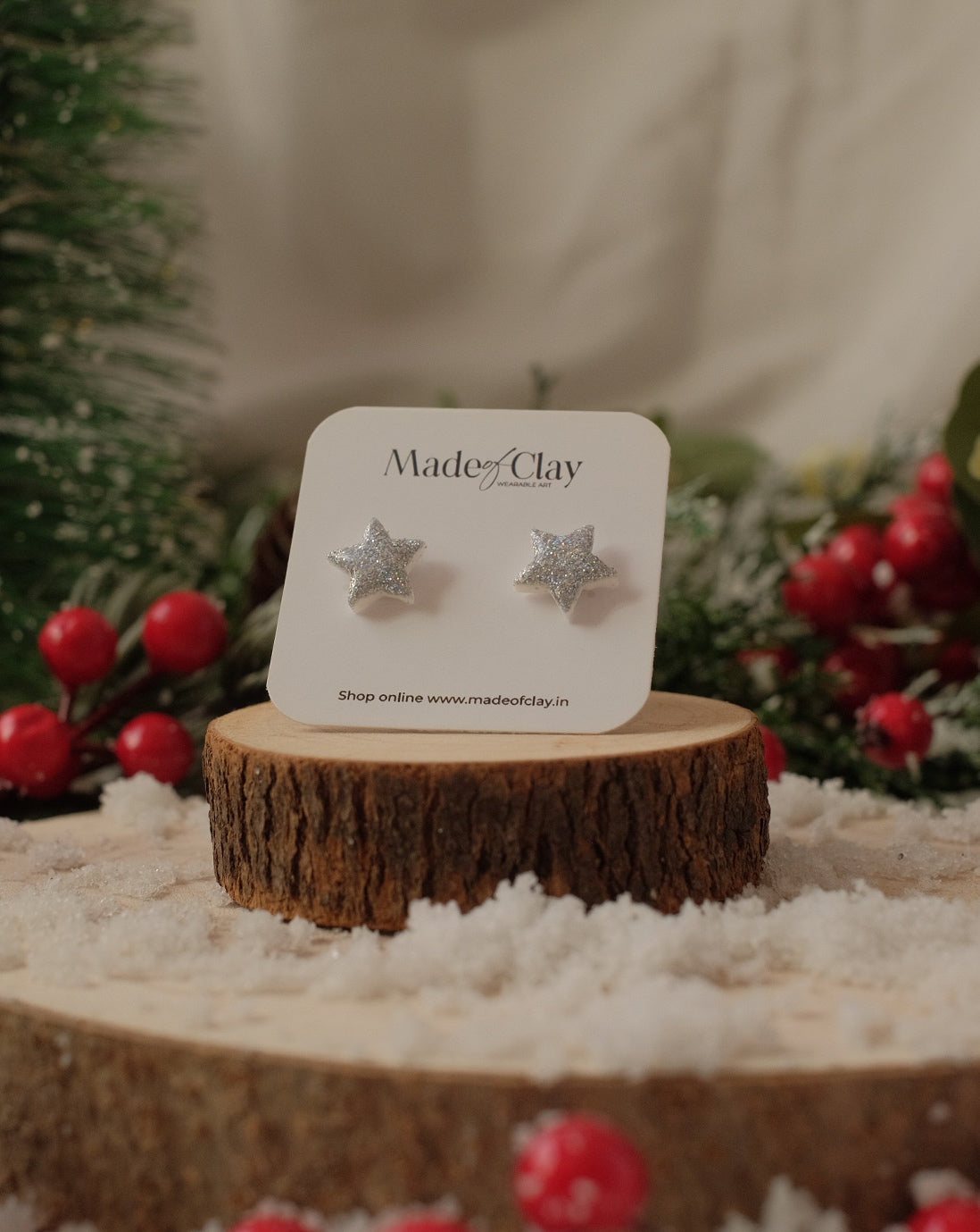 Luminous Silver Studs