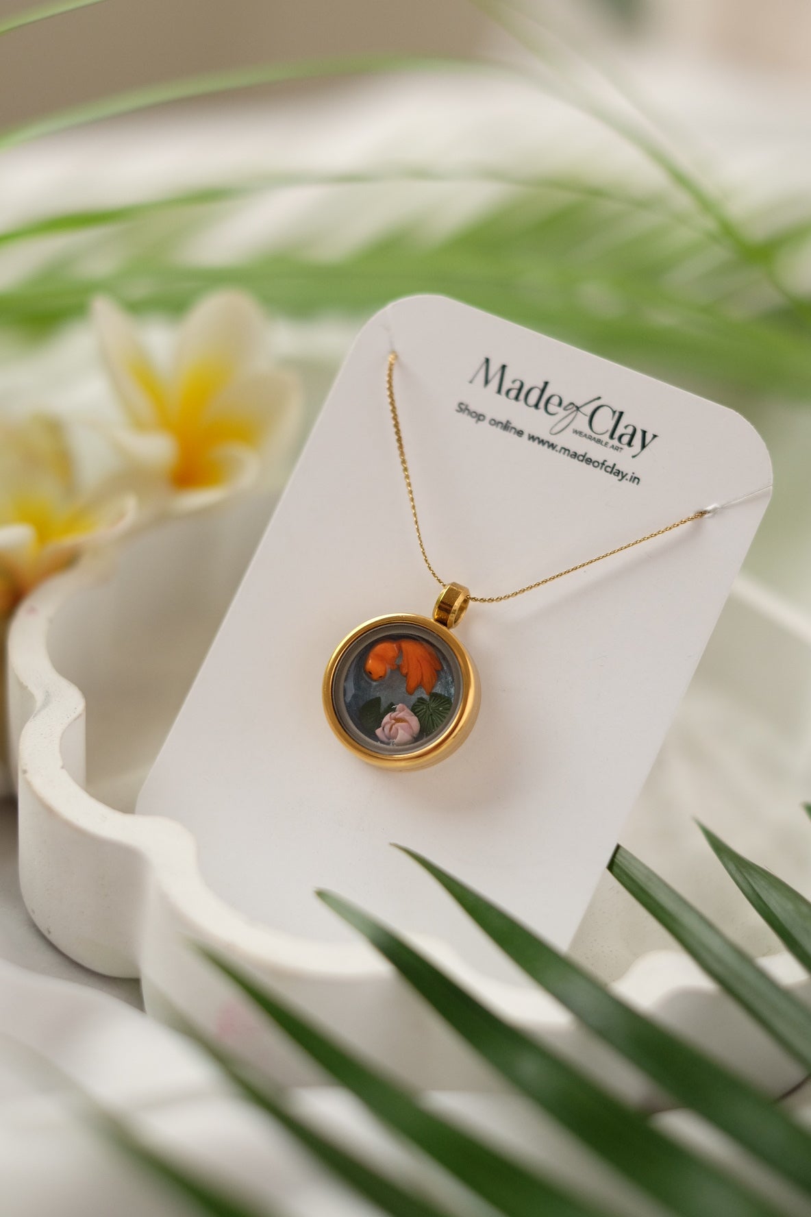 Koi’s Happy Place Pendant