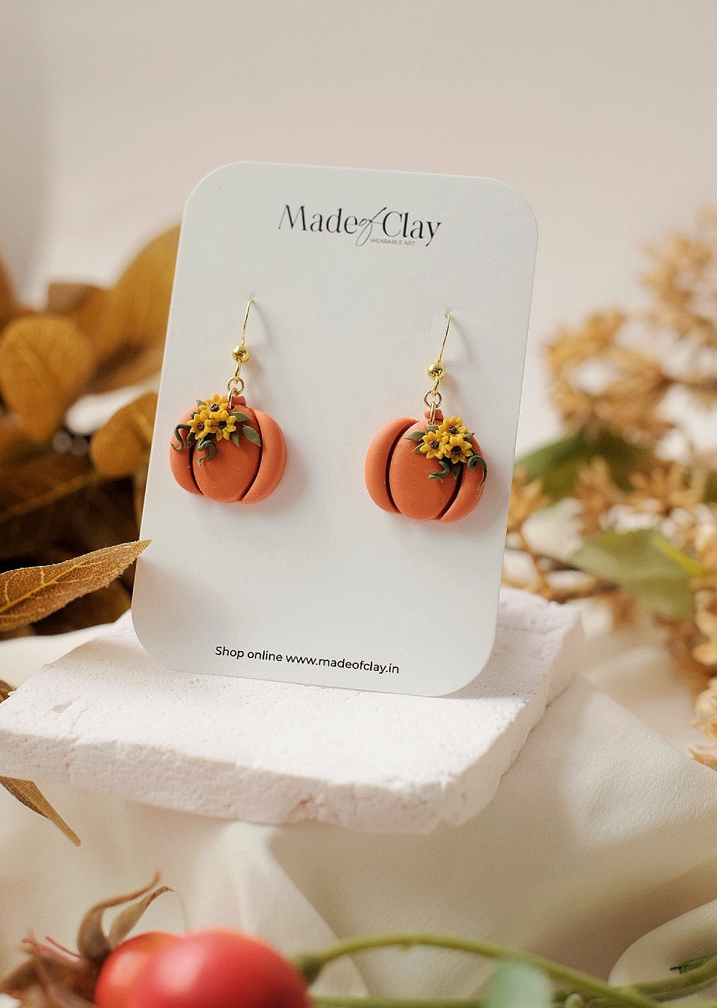 Sunlit Harvest Blooms Earrings