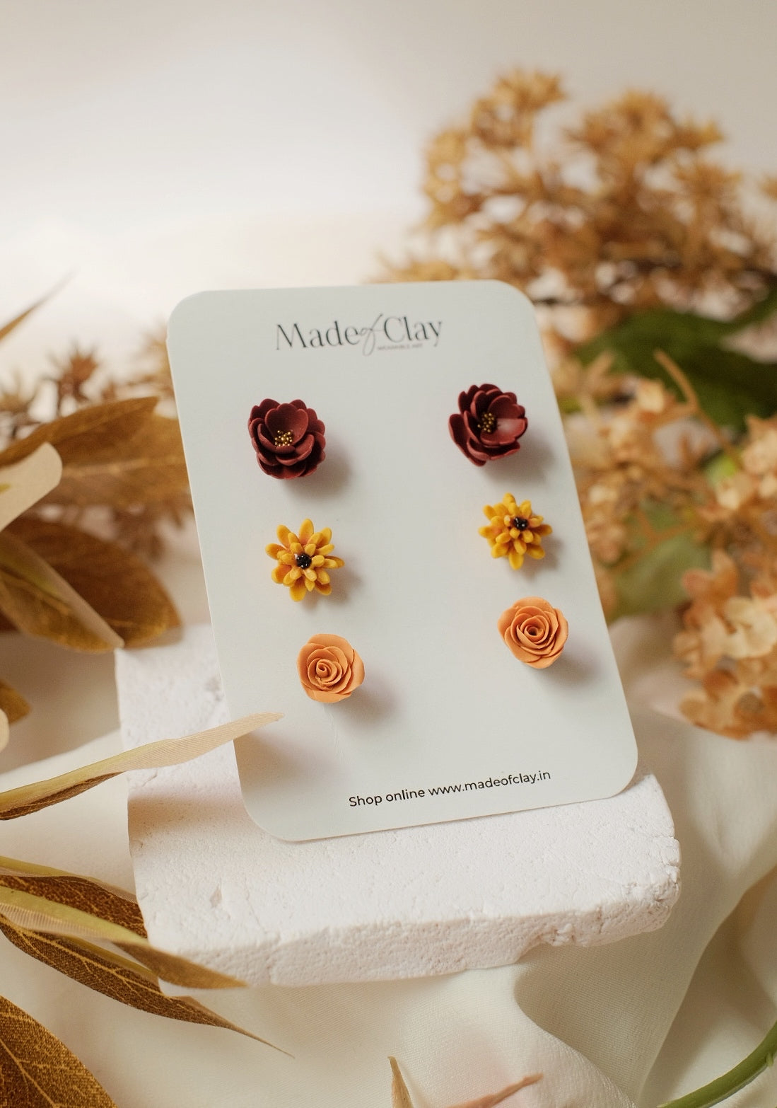 Autumn Blooms Mini Studs