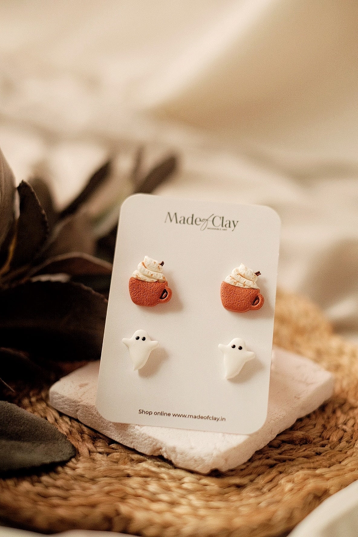 Latte Haunts Studs