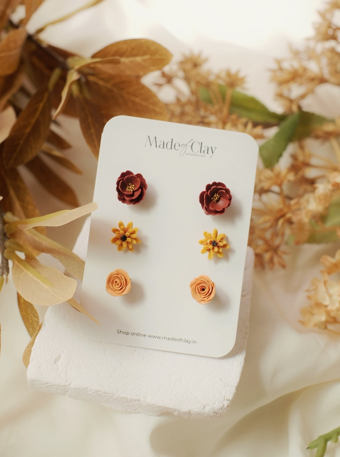 Autumn Blooms Mini Studs