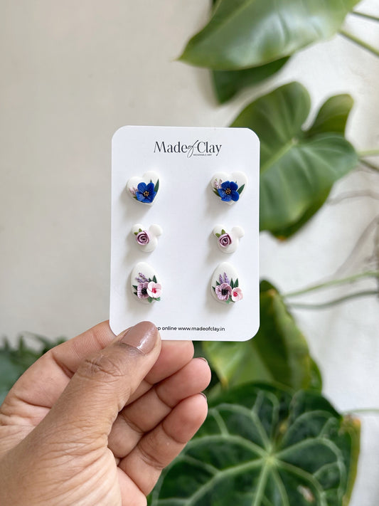 Melting In The Spring (Blue Poppy, Floral Mickey, Egg Bouquet)