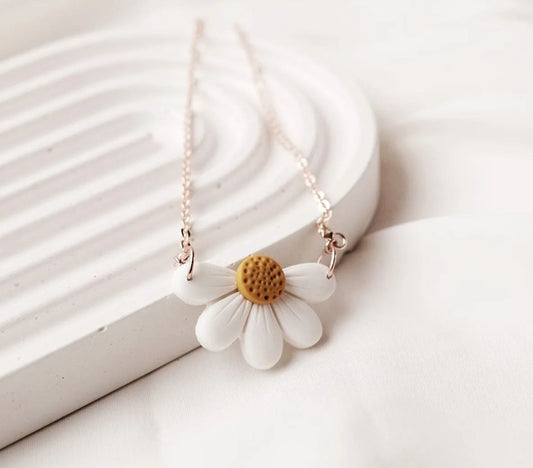 Half Daisy Pendent