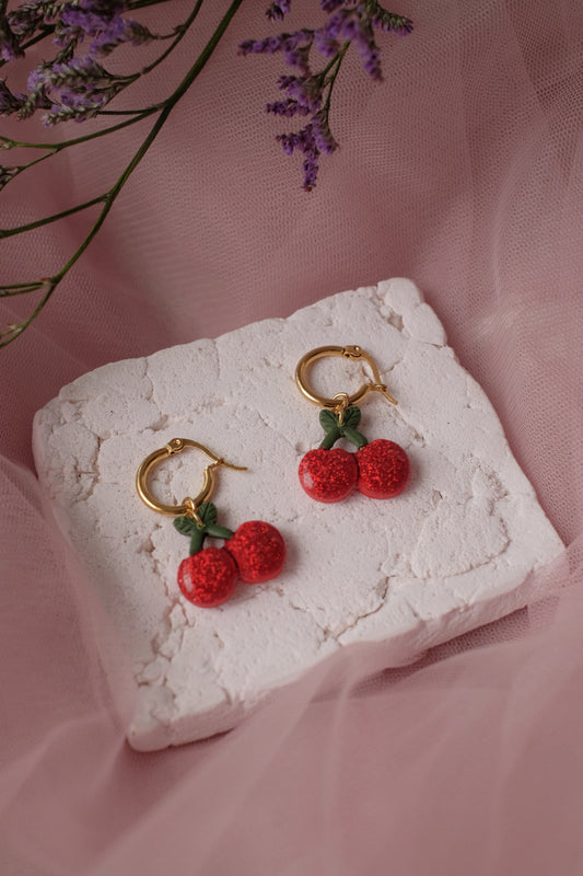 Cherried Away Hoops