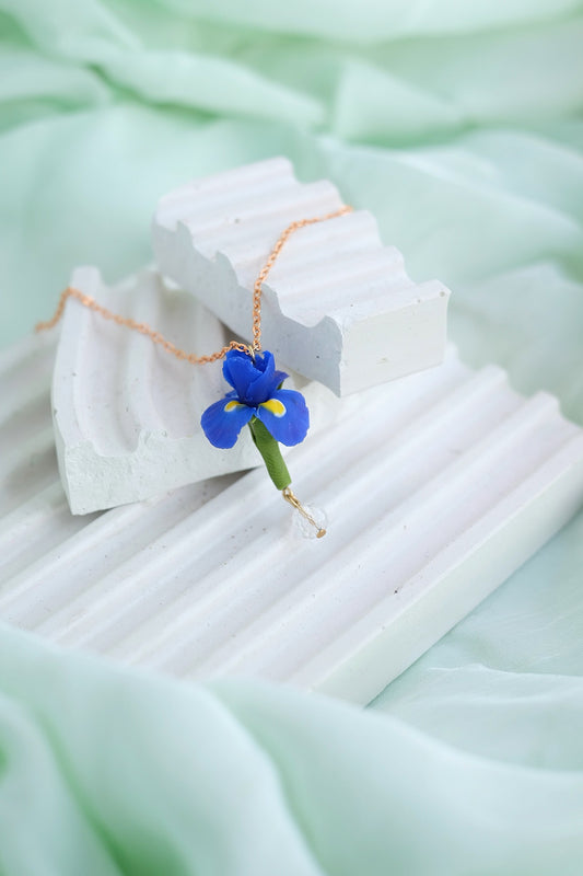 Blue Iris Pendant