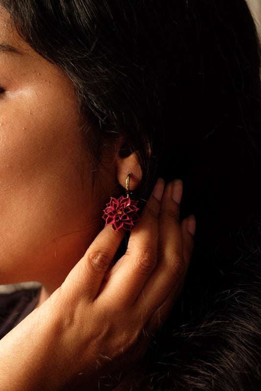 Winesap Petals Hoops