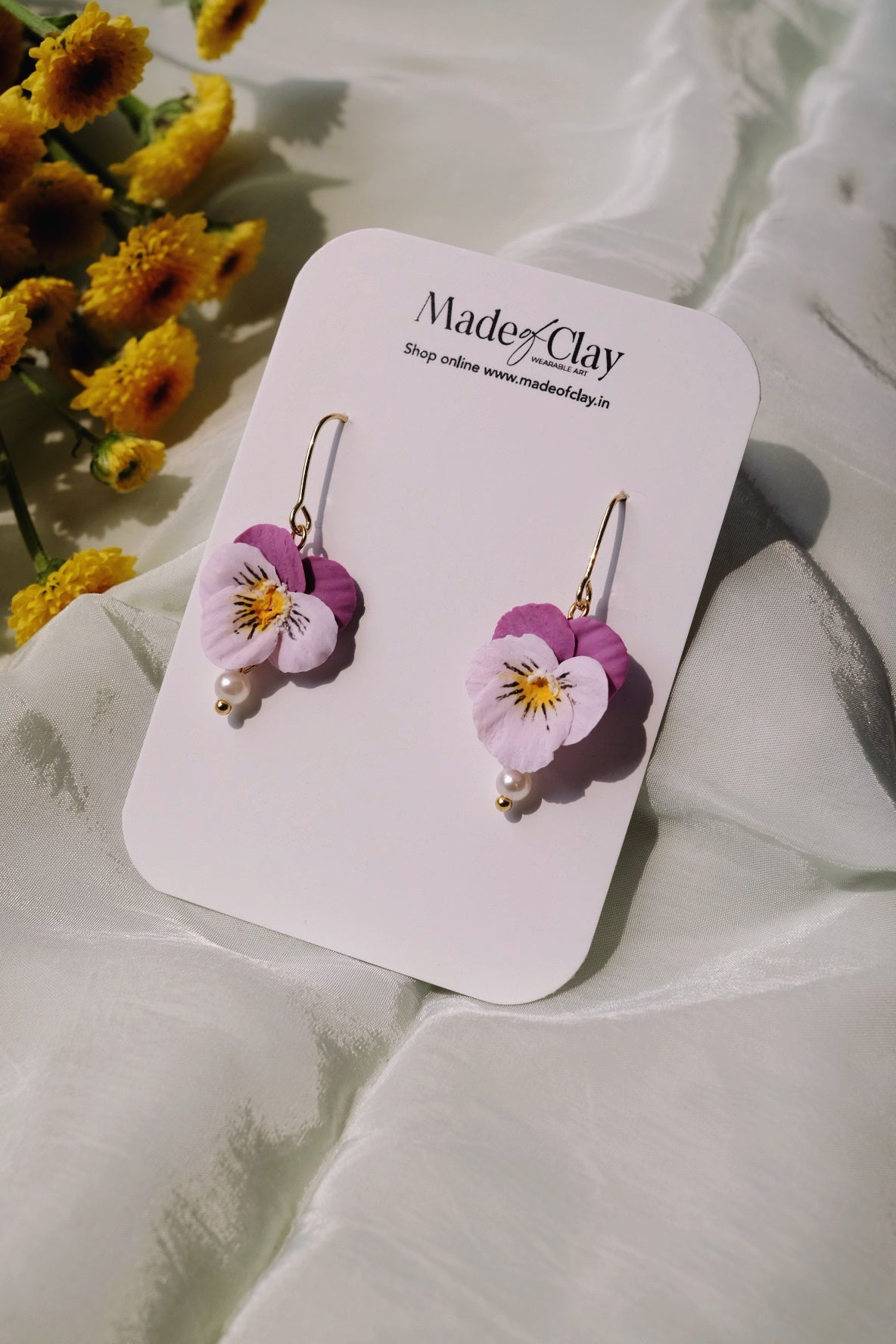 Pansy Earrings