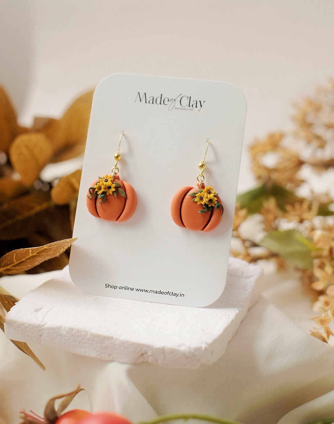 Sunlit Harvest Blooms Earrings
