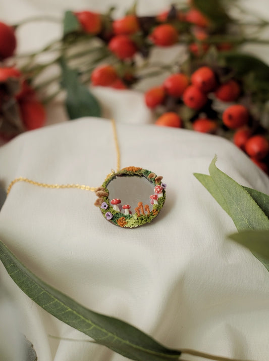 Enchanted Forest Reliquary Pendent