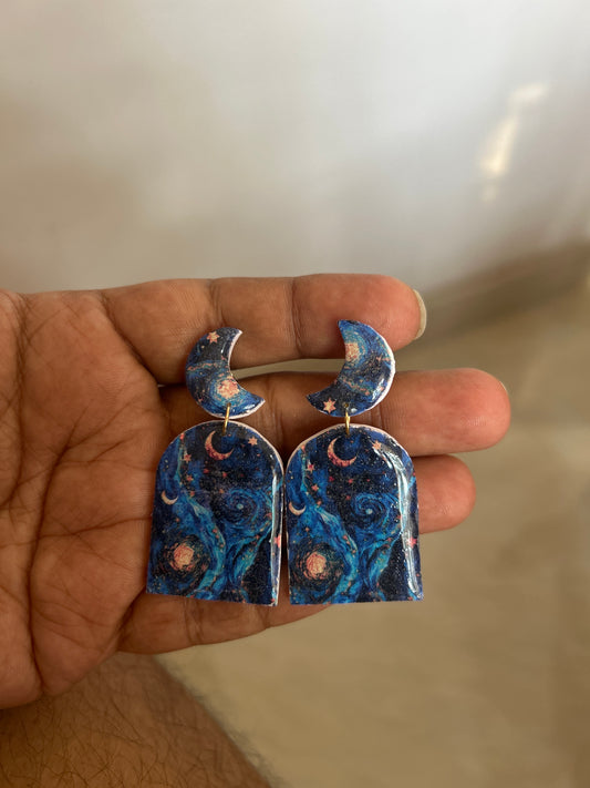 Starry nights earrings