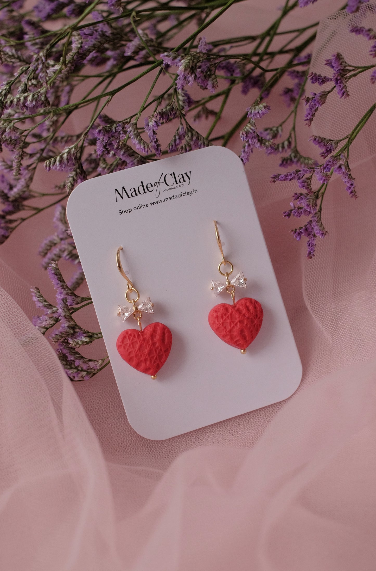 Heartbeat Flutter Earrings