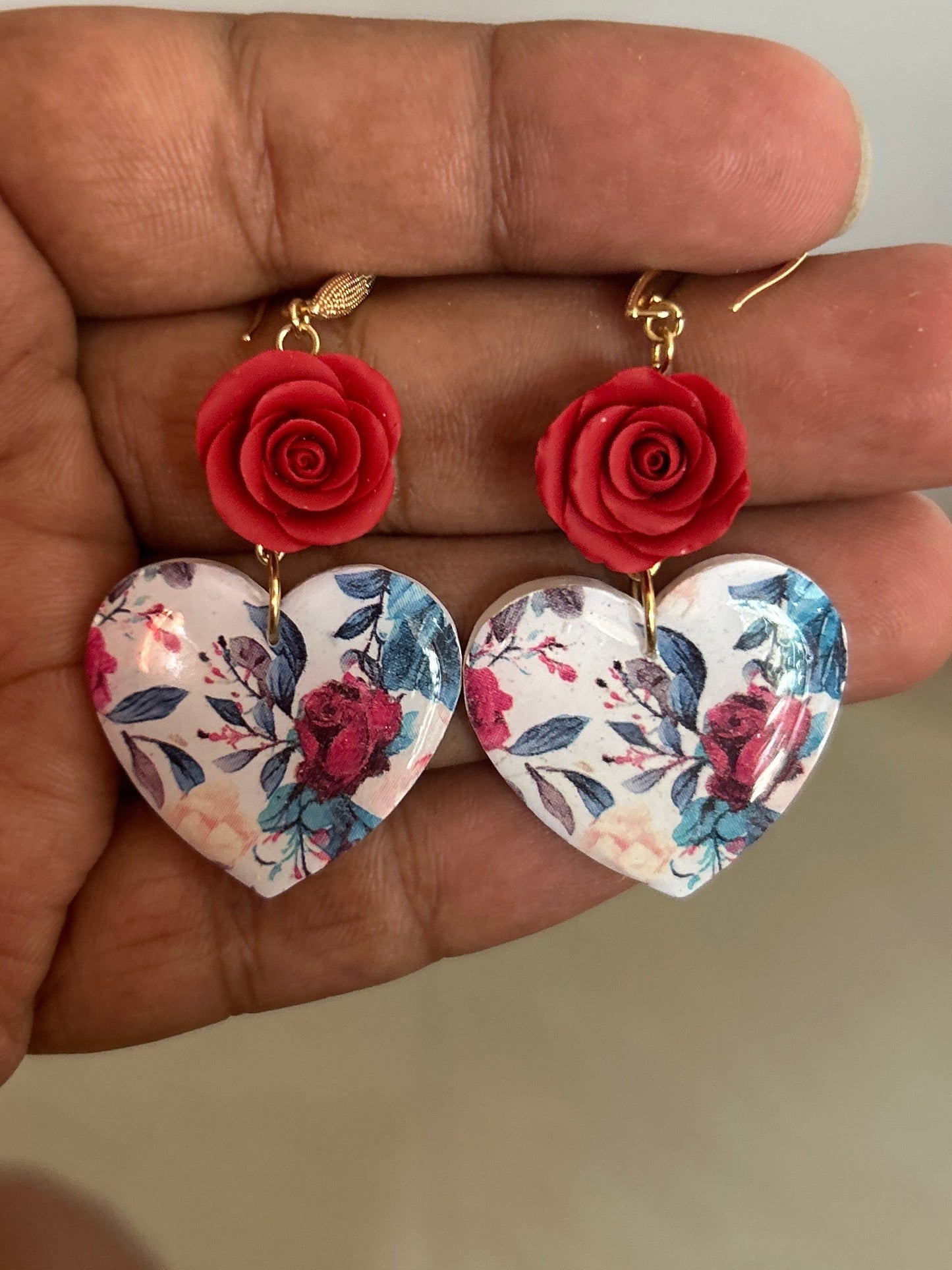 Victorian heart drops