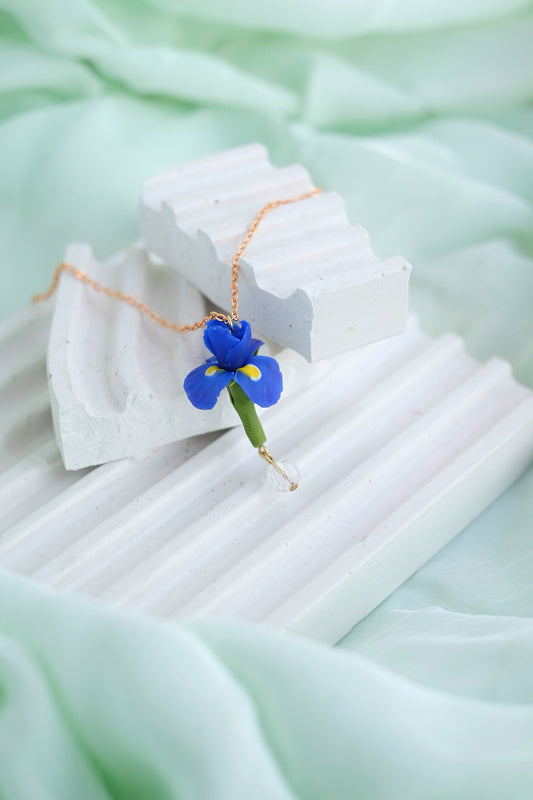 Blue Iris Pendant