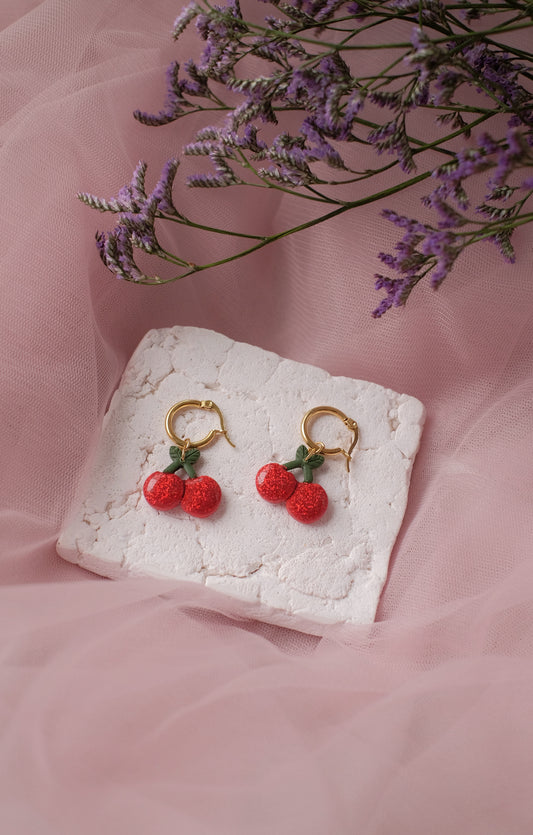 Cherried Away Hoops