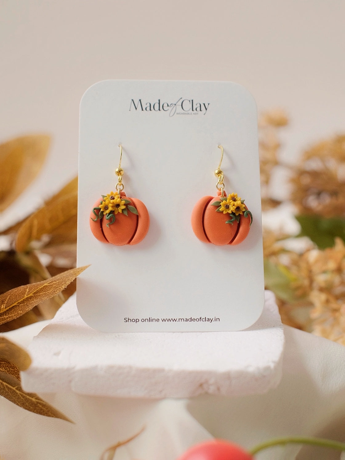 Sunlit Harvest Blooms Earrings