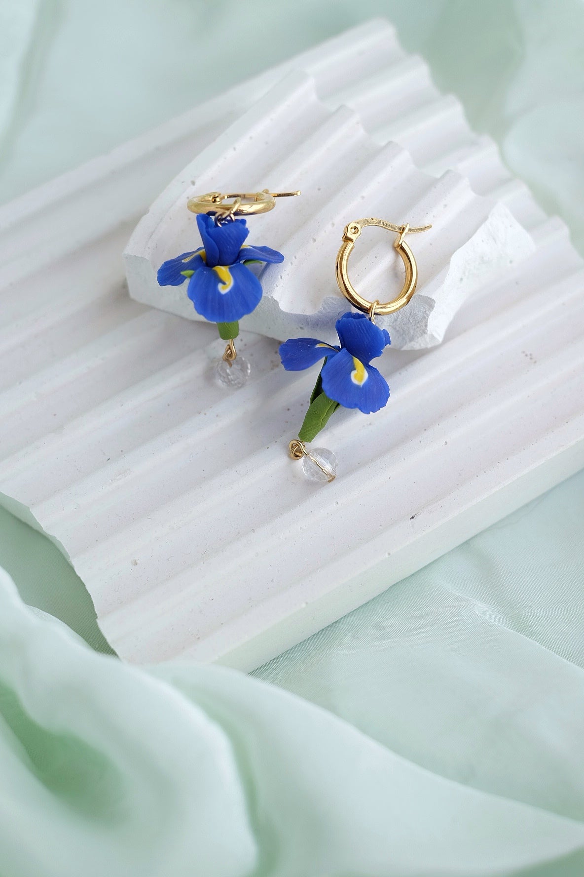 Iris Bloom Hoops