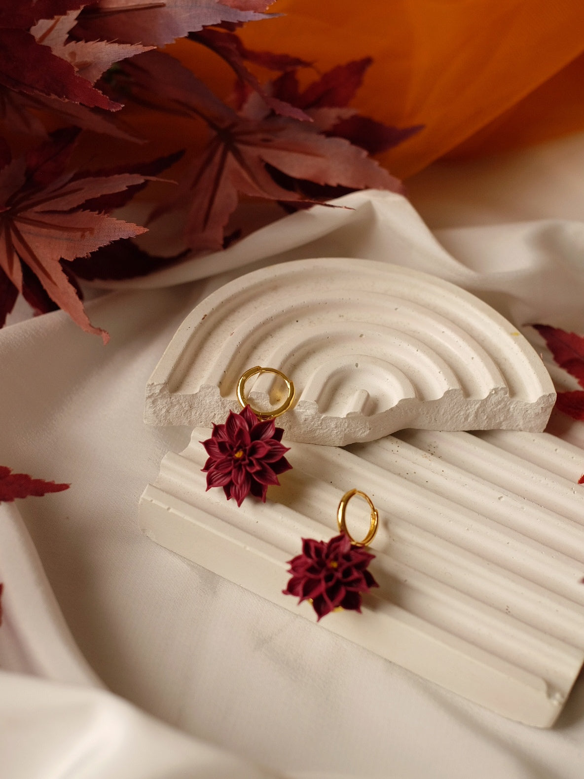 Winesap Petals Hoops