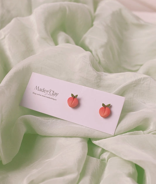 Mini Peach studs