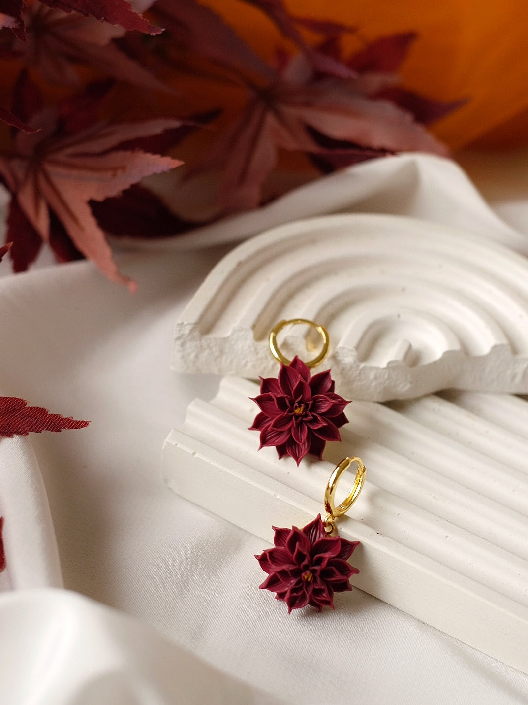 Winesap Petals Hoops