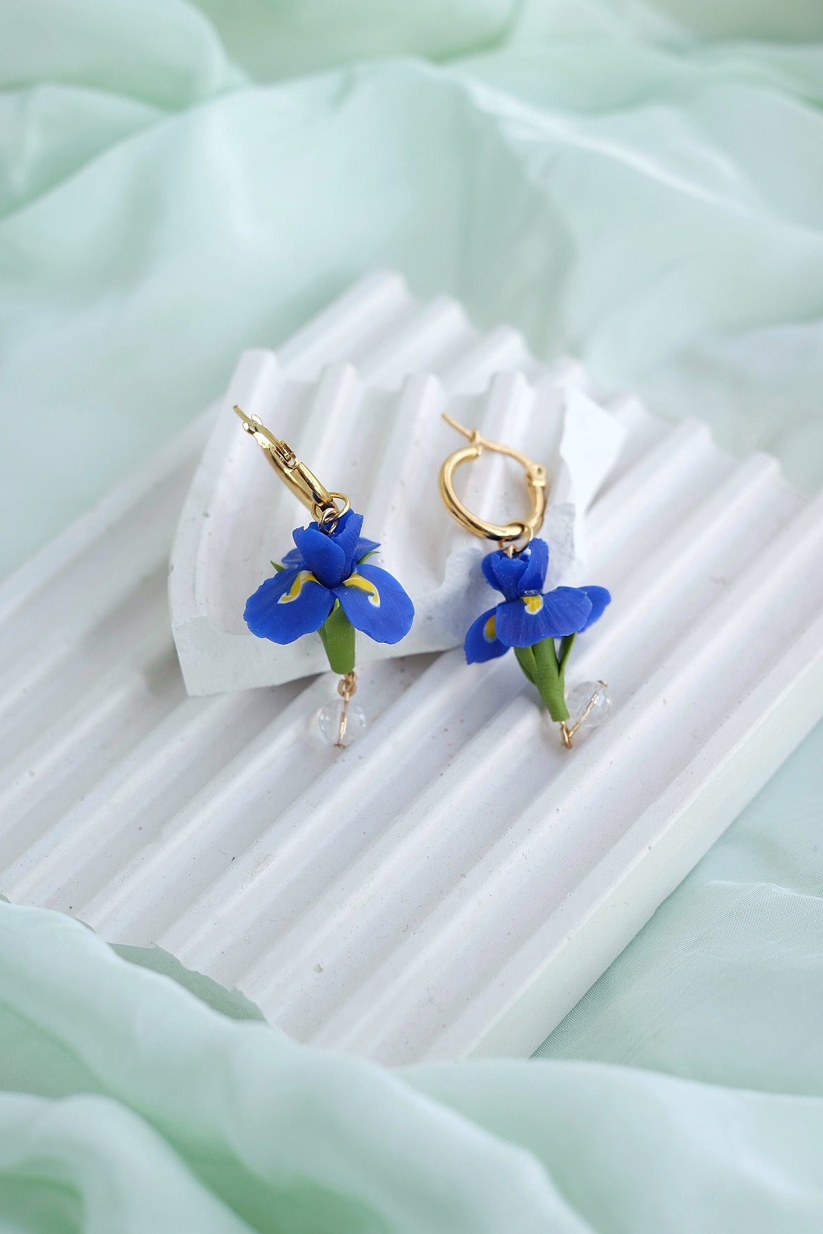 Iris Bloom Hoops