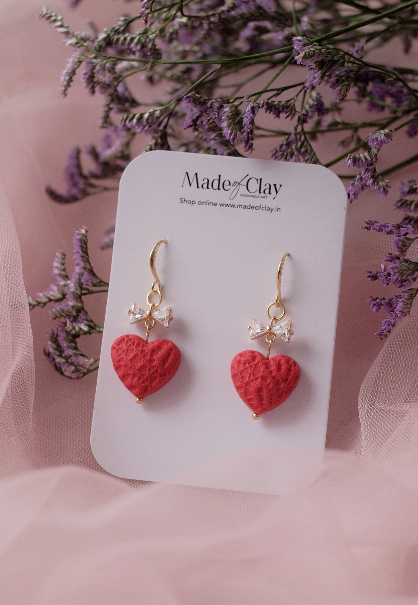 Heartbeat Flutter Earrings