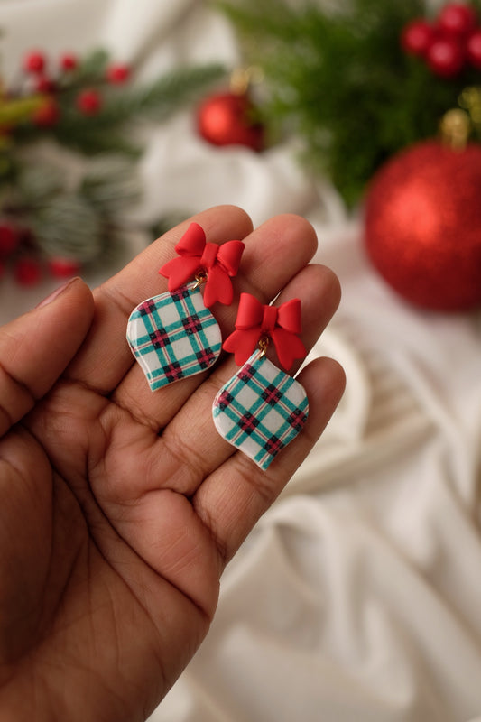 Holiday Plaid Drops