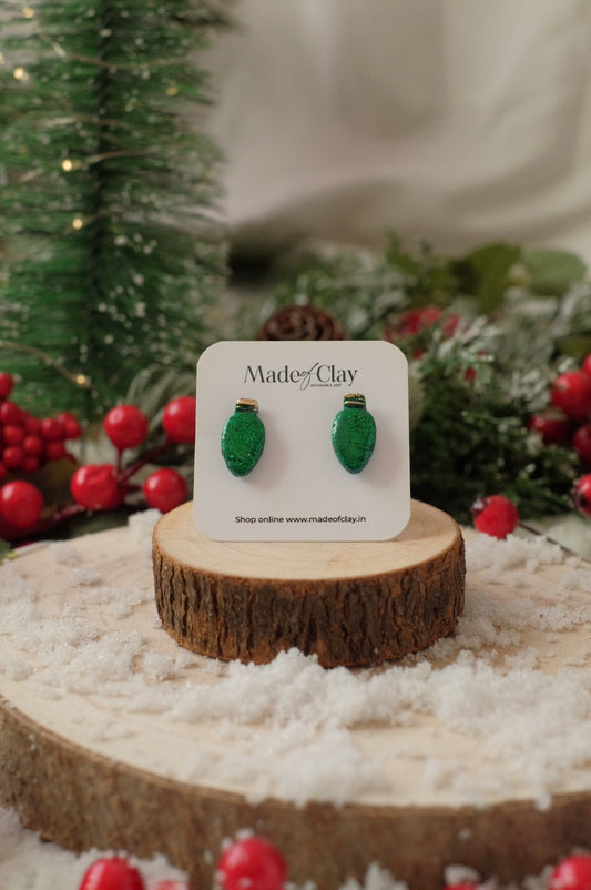 Sacramento Green Mini Twinkle Light Studs