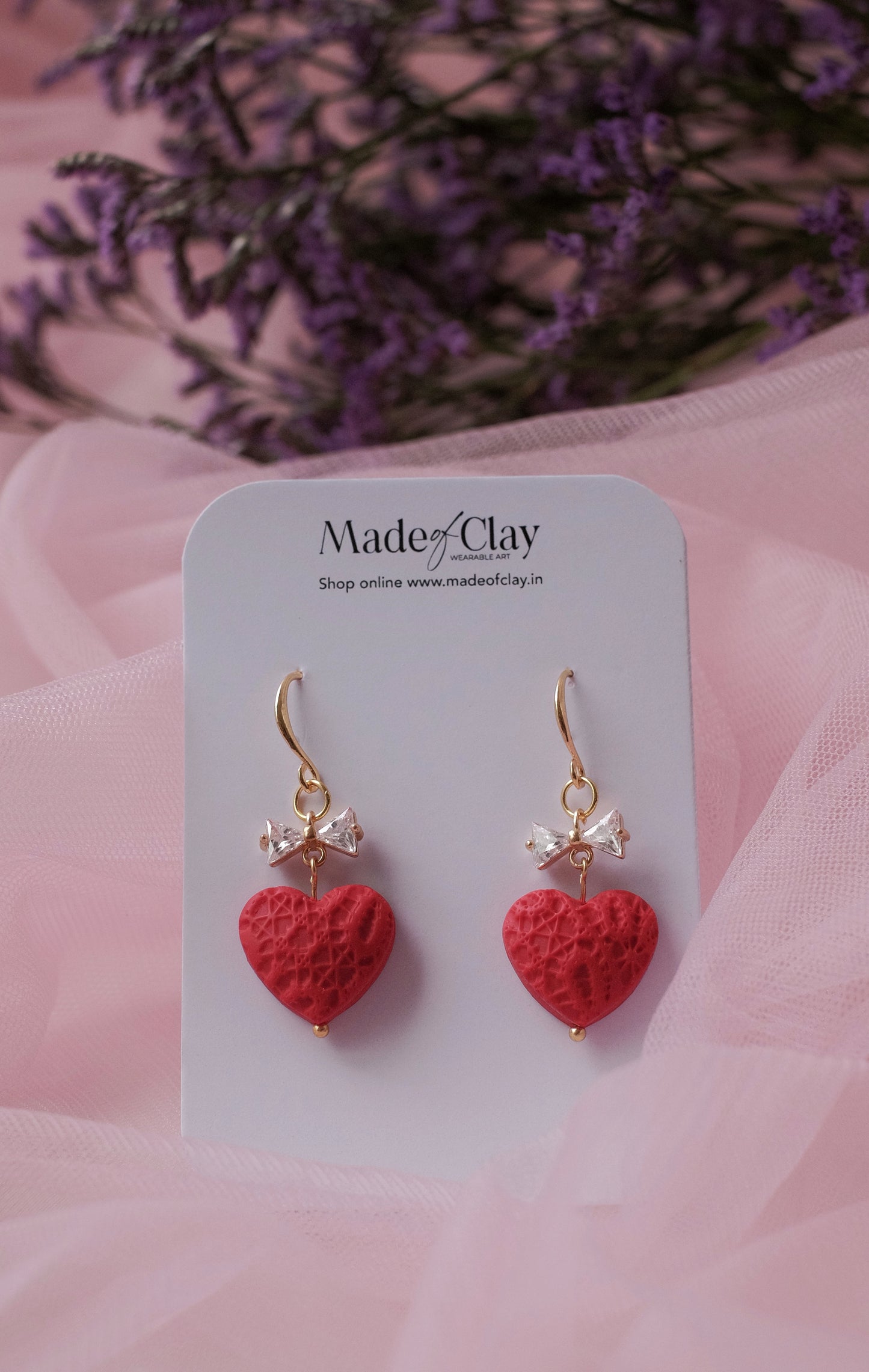 Heartbeat Flutter Earrings