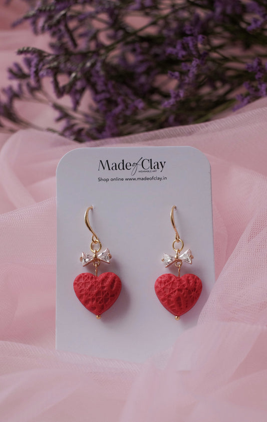 Heartbeat Flutter Earrings