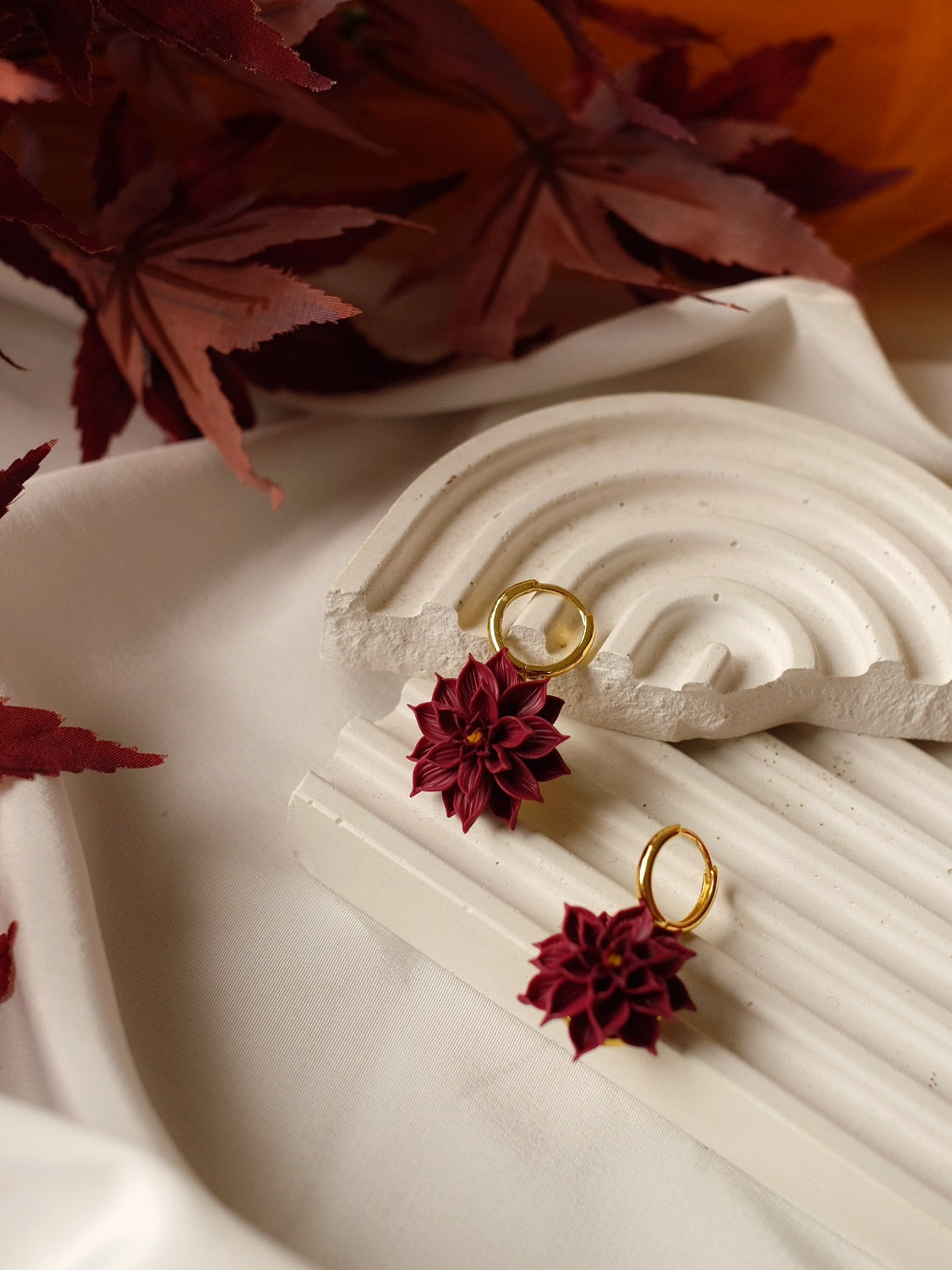 Winesap Petals Hoops