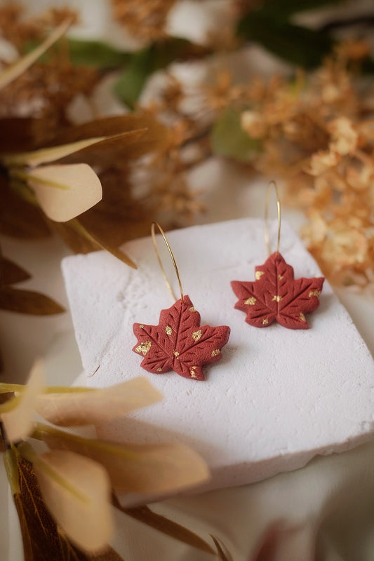 Hues of Autumn - Crimson Red
