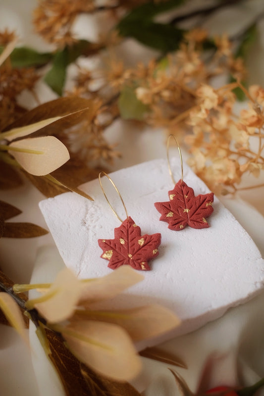 Hues of Autumn - Crimson Red