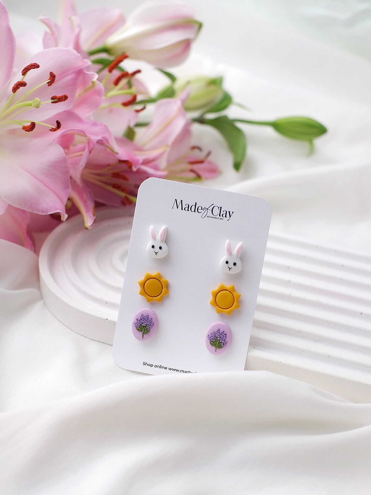 Swing Into Spring (Rabbit, sun, Lavender)
