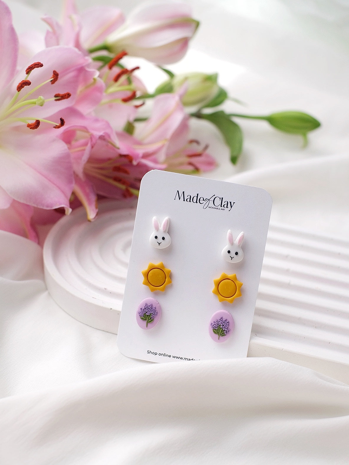 Swing Into Spring (Rabbit, sun, Lavender)