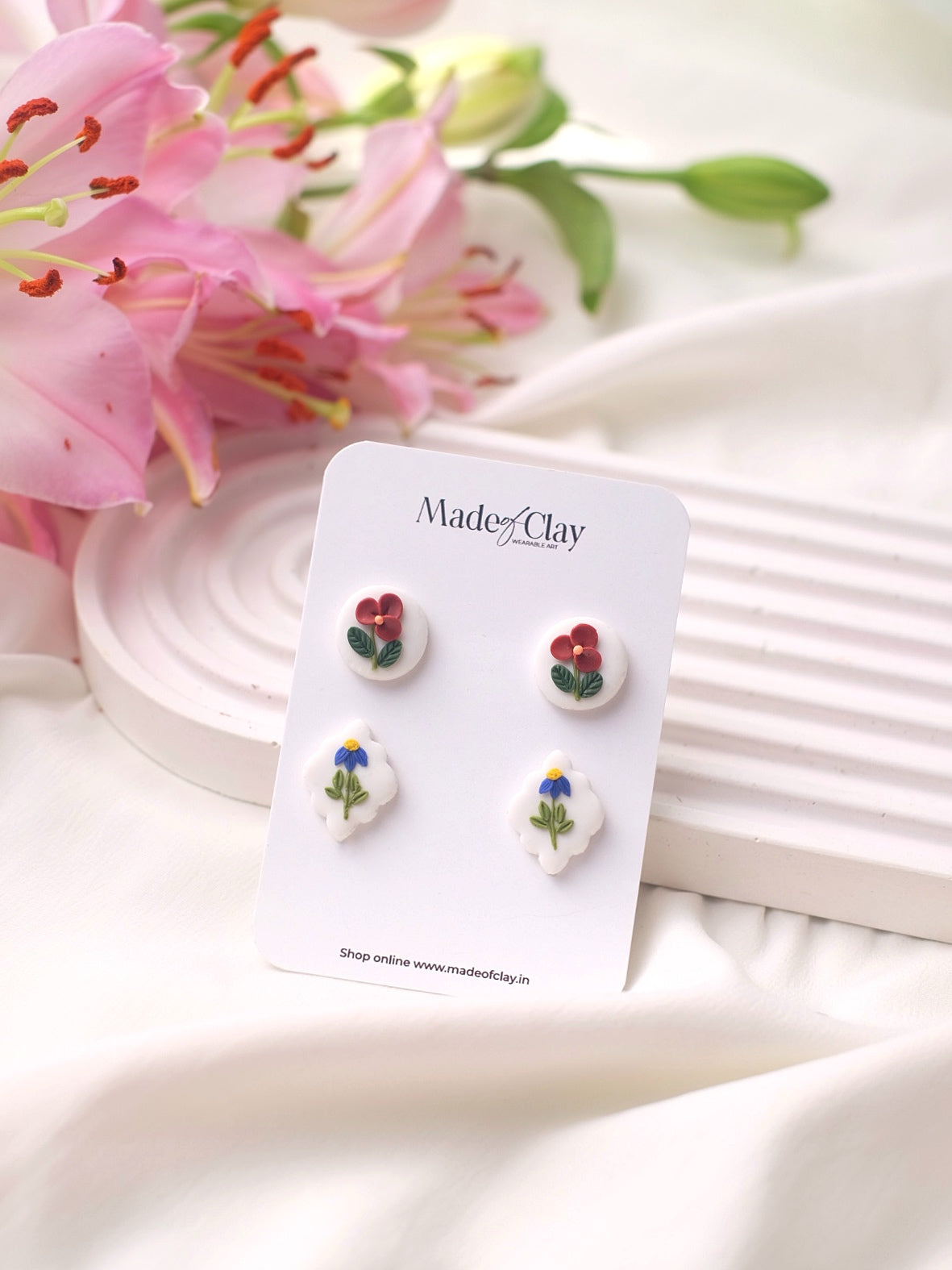 Spring Floral Mini Studs
