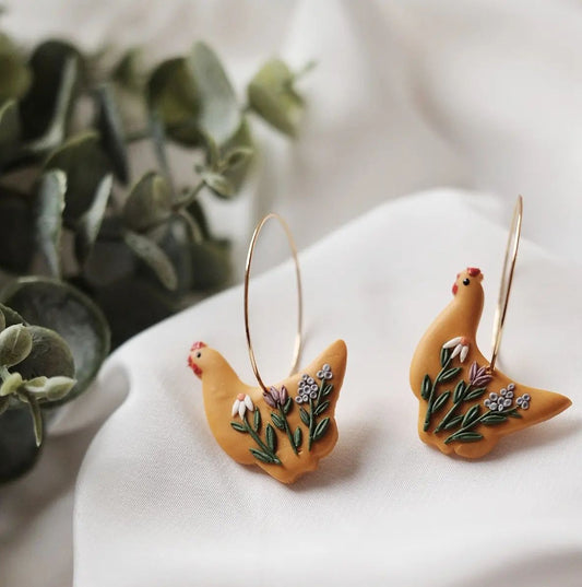 Floral Chicken Hoops