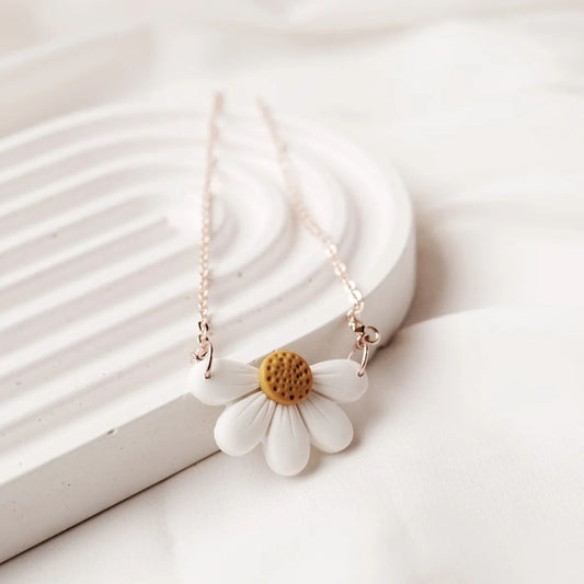 Half Daisy Pendent