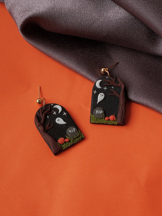 Cute Graveyard Earrings