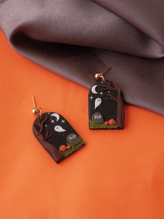 Cute Graveyard Earrings