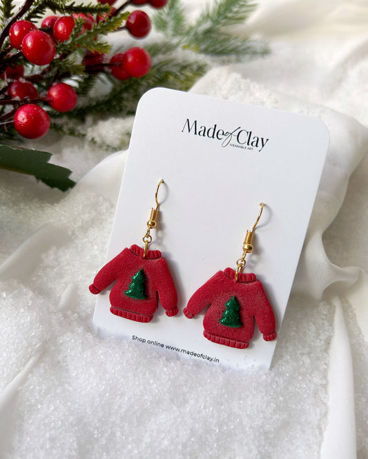 Red Sweater - Christmas Tree